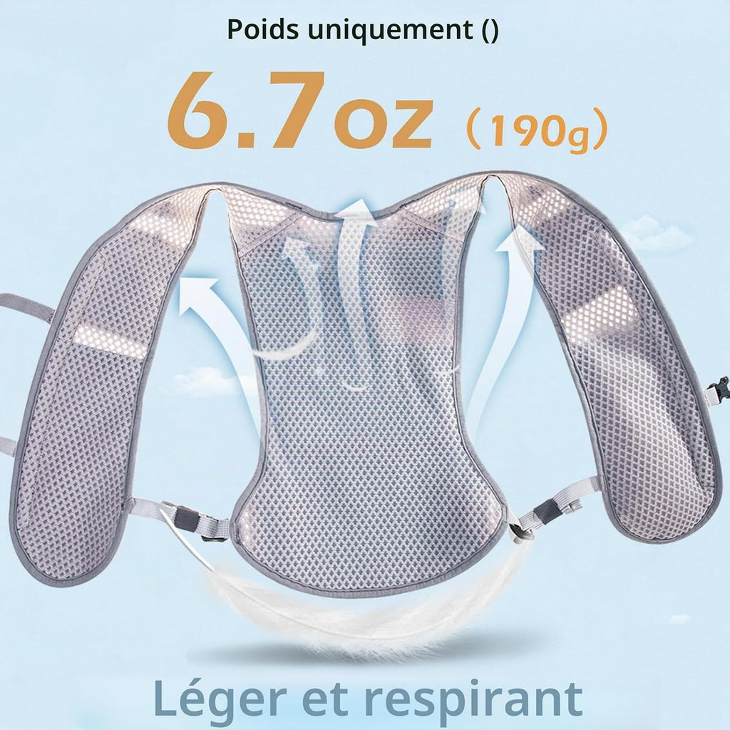 Gilet Trail 5L Sac À Dos Hydratation Running Pour Homme Femme Course À Pied Marathon Randonnée Cyclisme