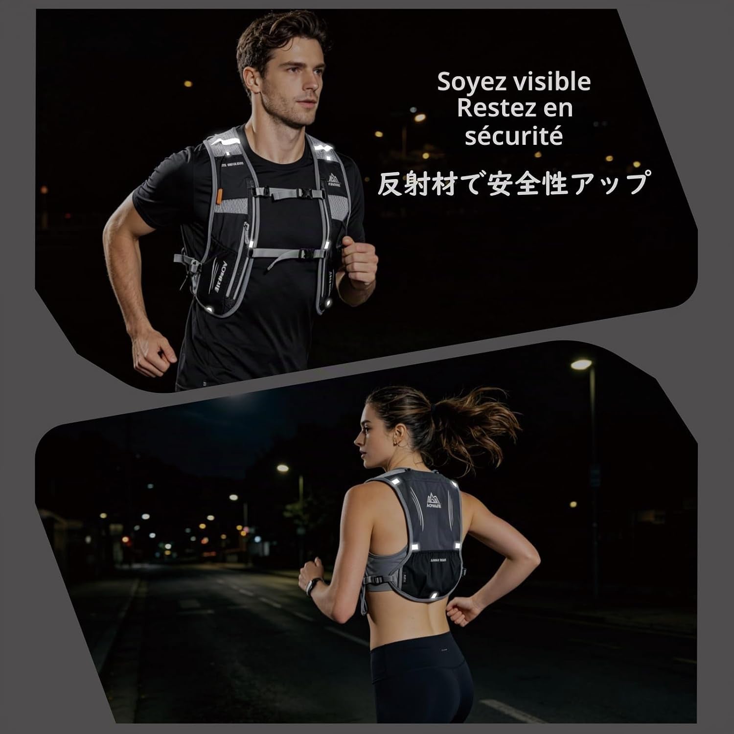 Gilet Trail 5L Sac À Dos Hydratation Running Pour Homme Femme Course À Pied Marathon Randonnée Cyclisme